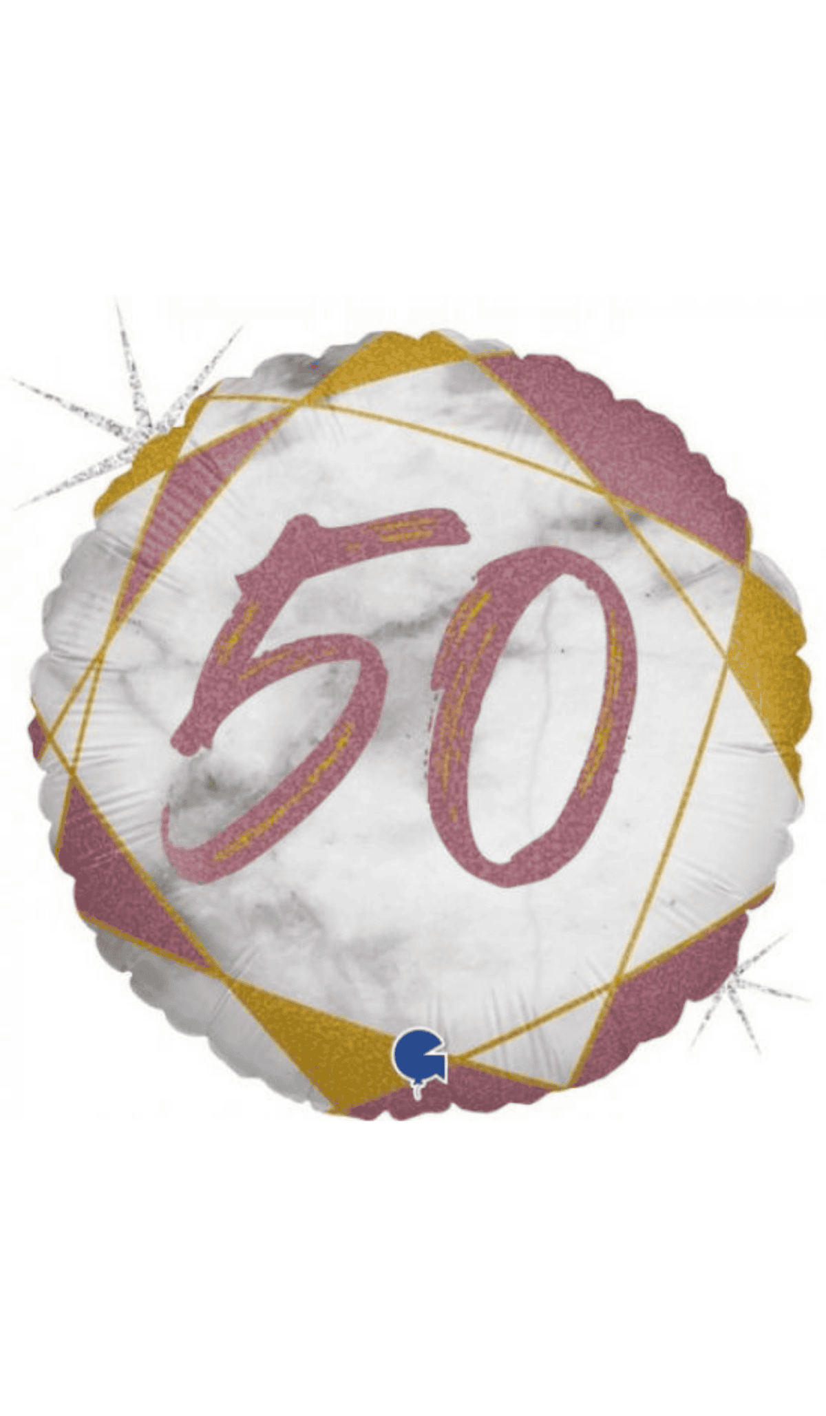 50 Pink Gold Foil Balloon
