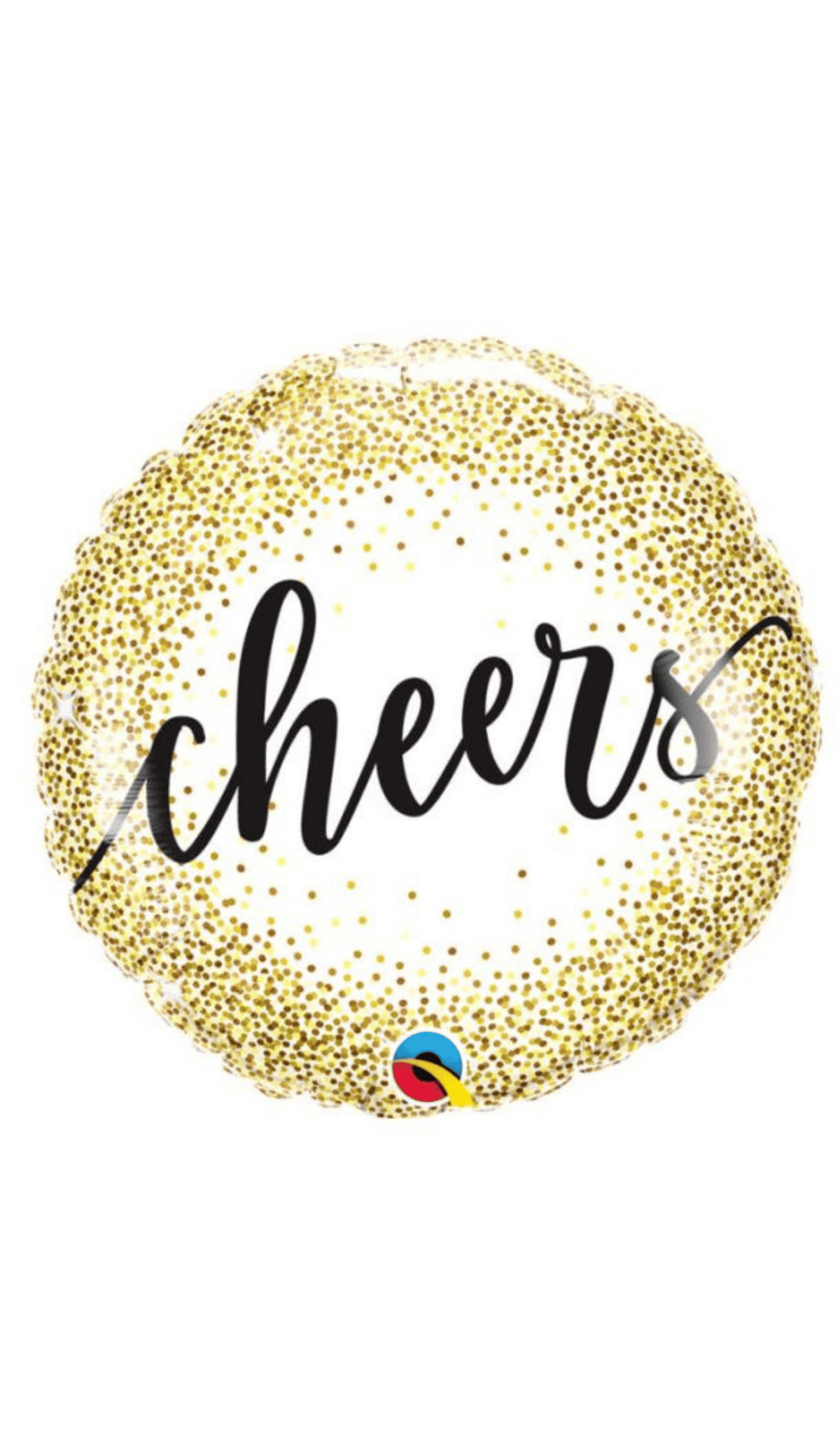 Cheers foil balloon round