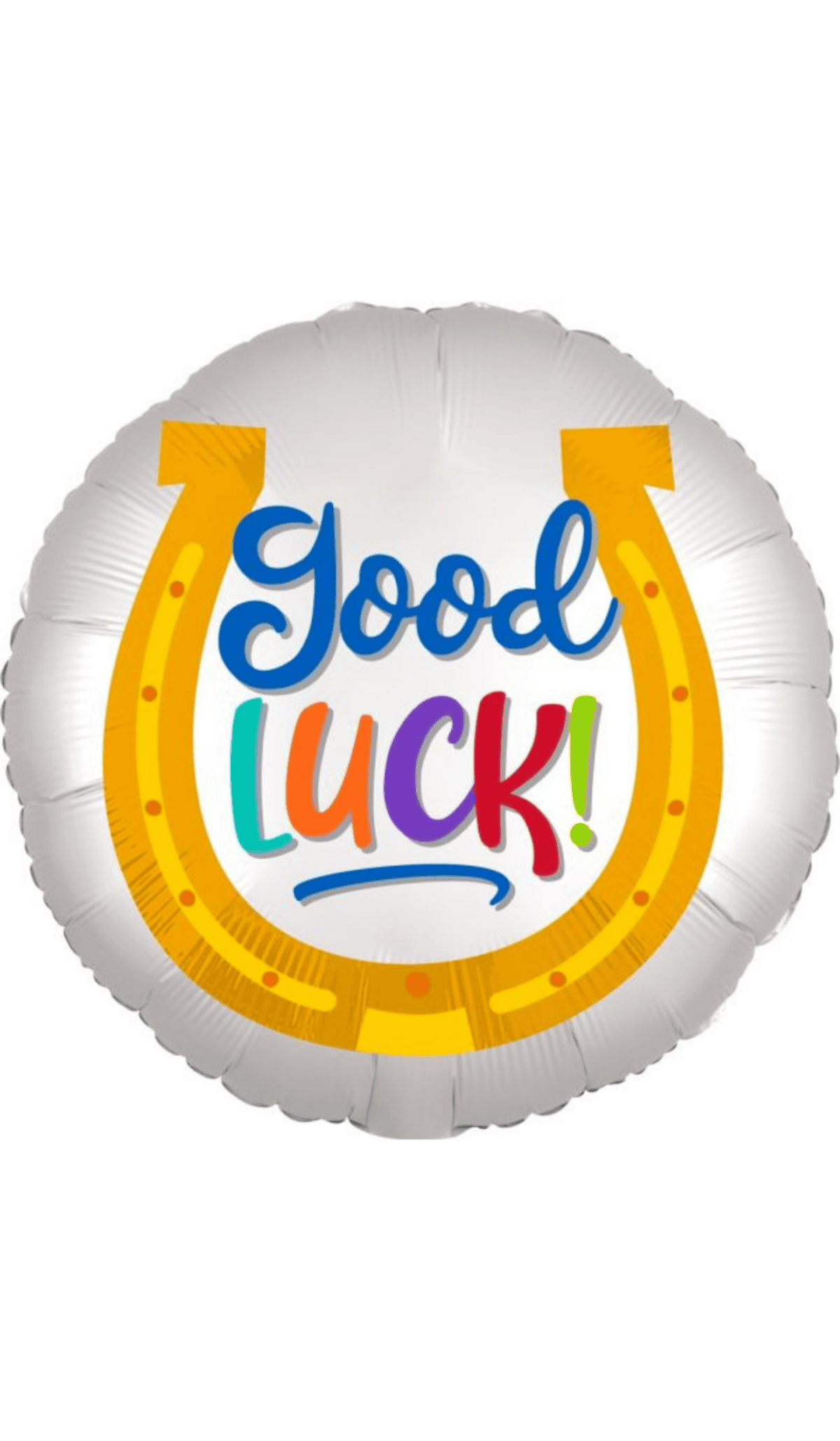 Good Luck Horse Shoe Foil Balloon