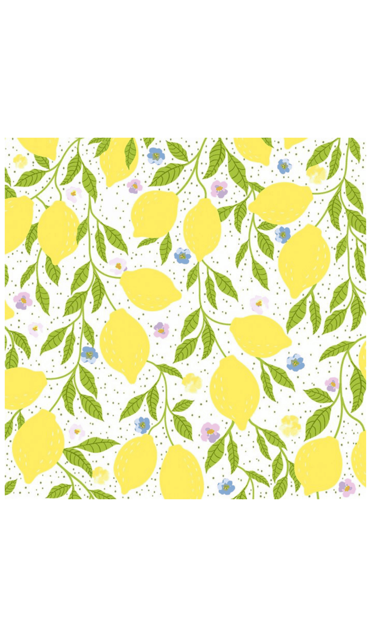 Napkins Lunch Summer Lemons
