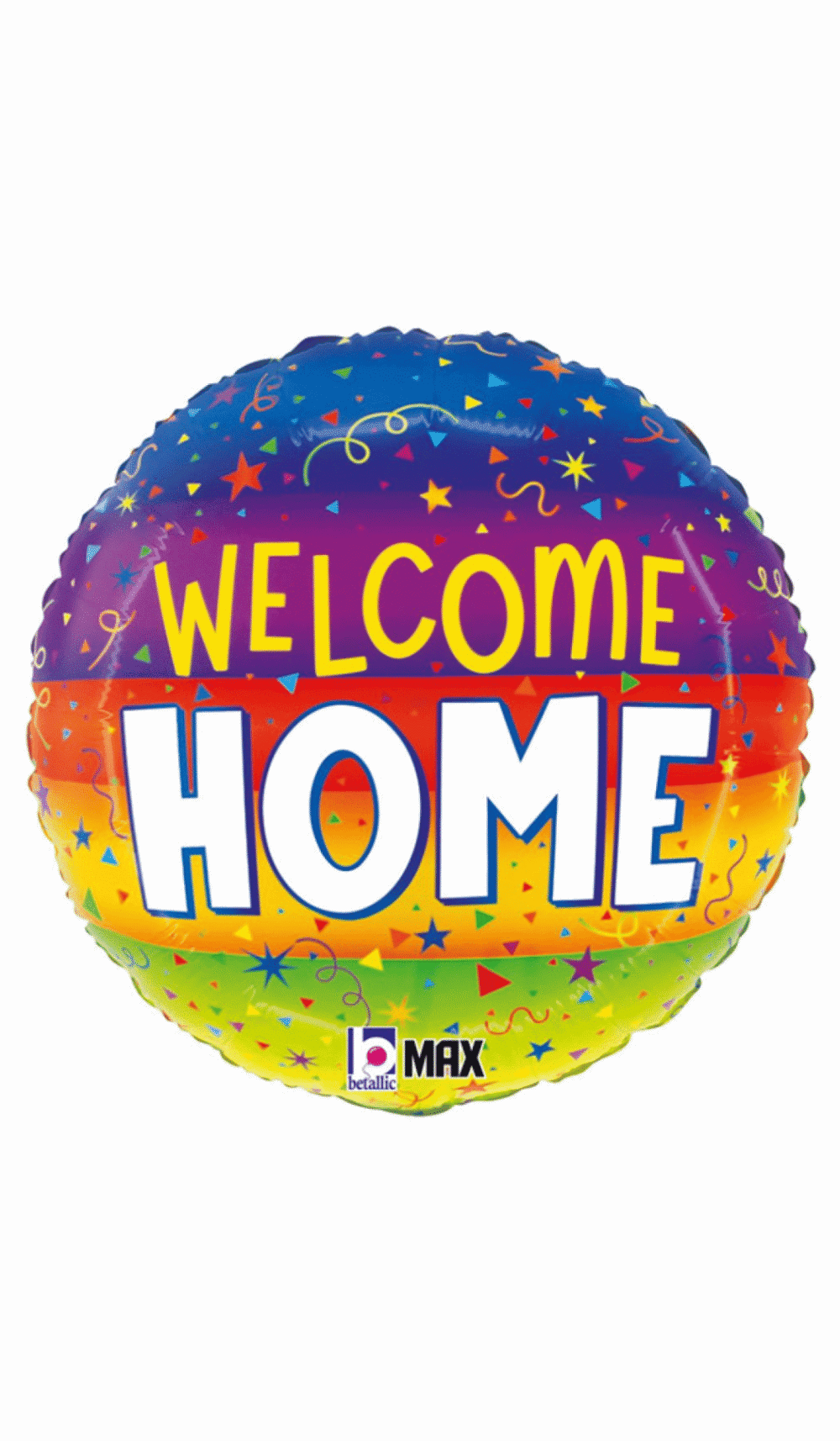 Welcome Home round foil balloon