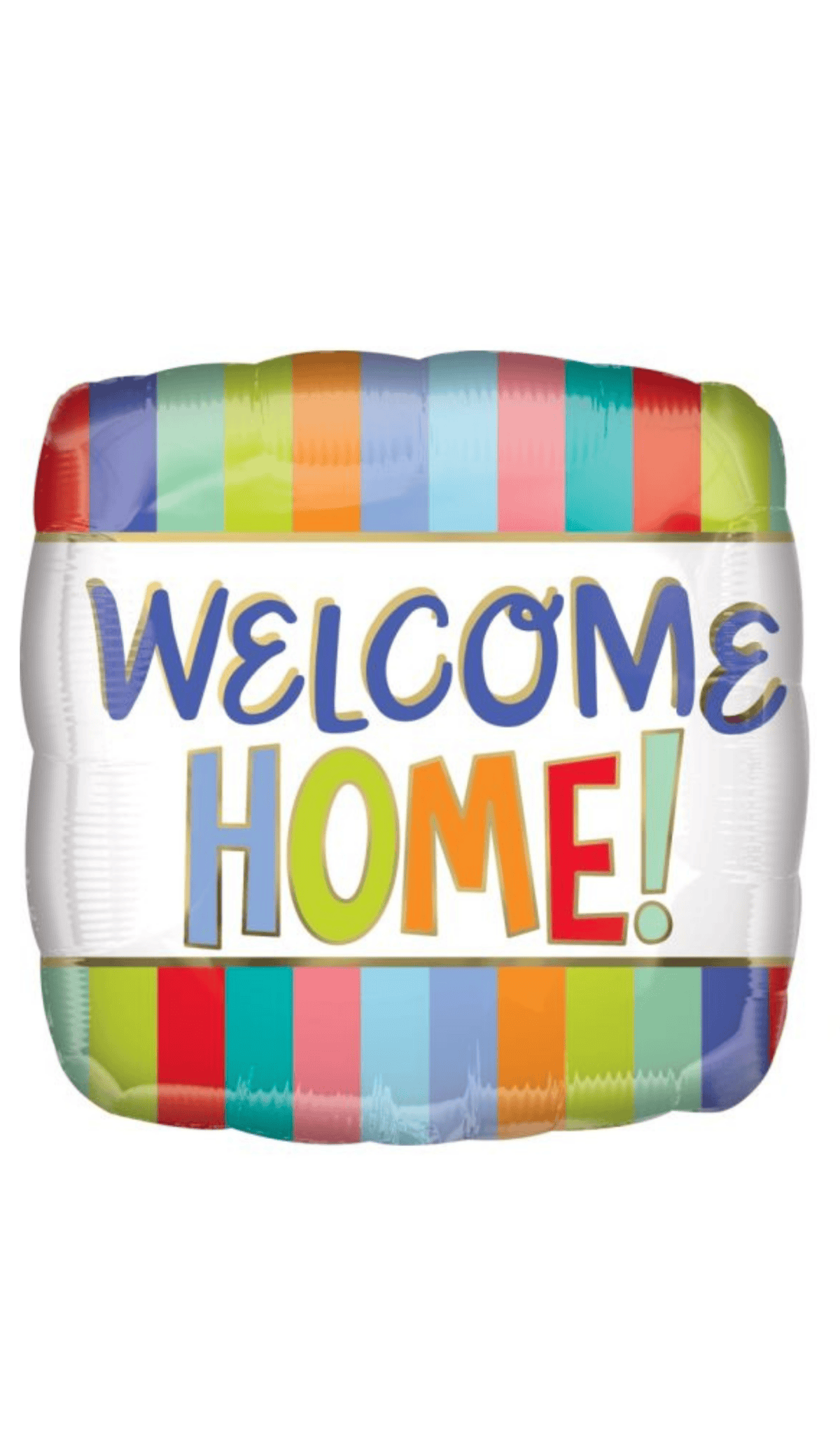 Welcome Home Square Foil Balloon