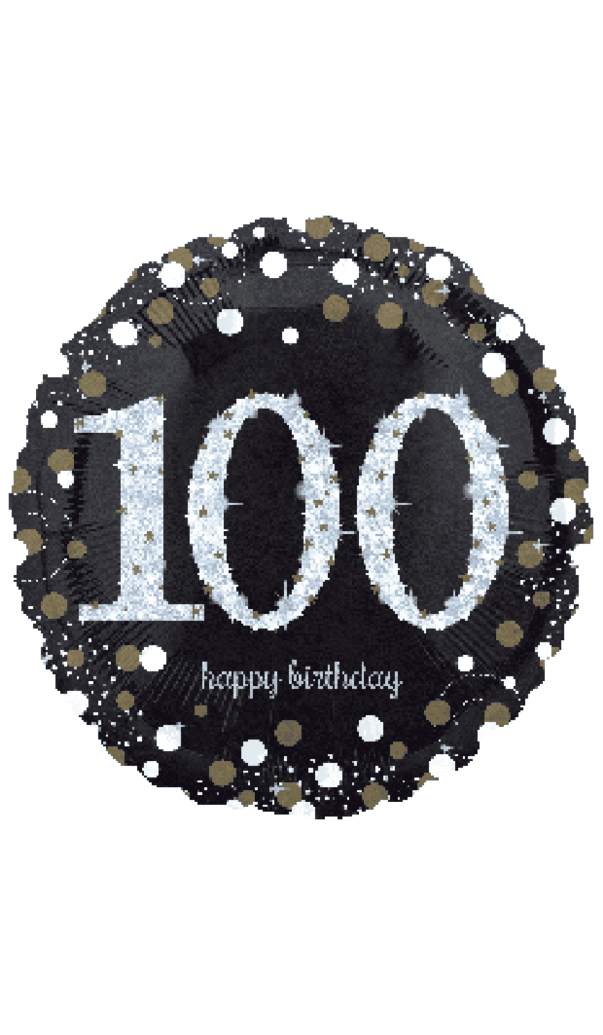 100th Sparkling Foil Balloon