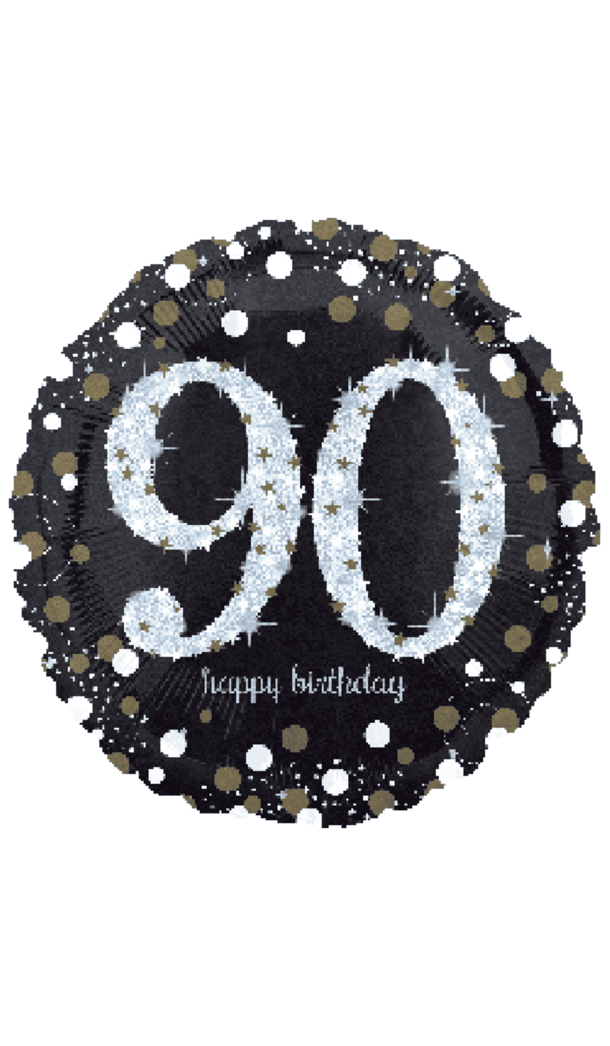 90th Birthday Sparkling Foil Balloon