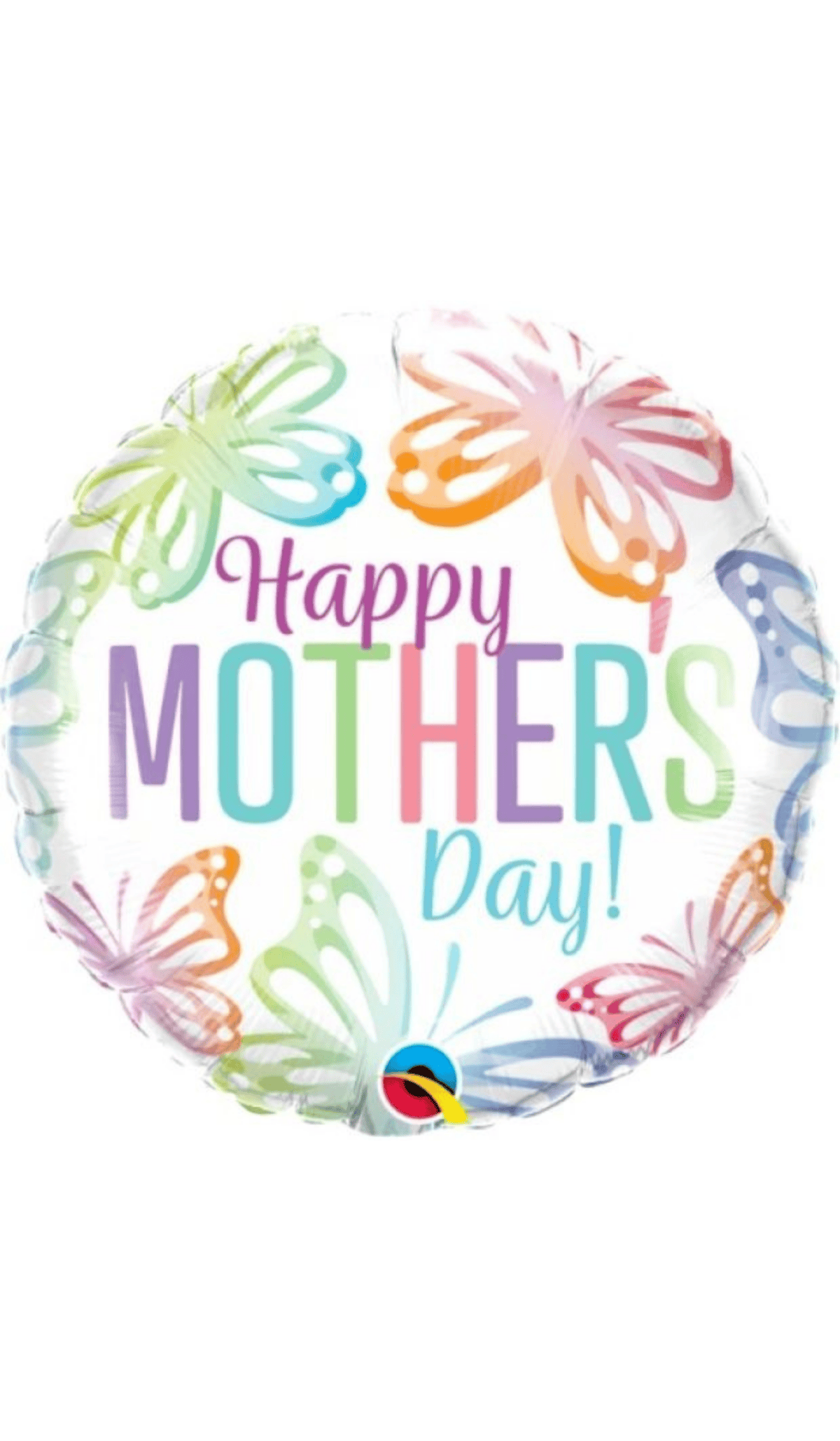 Happy Mothers Day Butterflies Foil Balloon