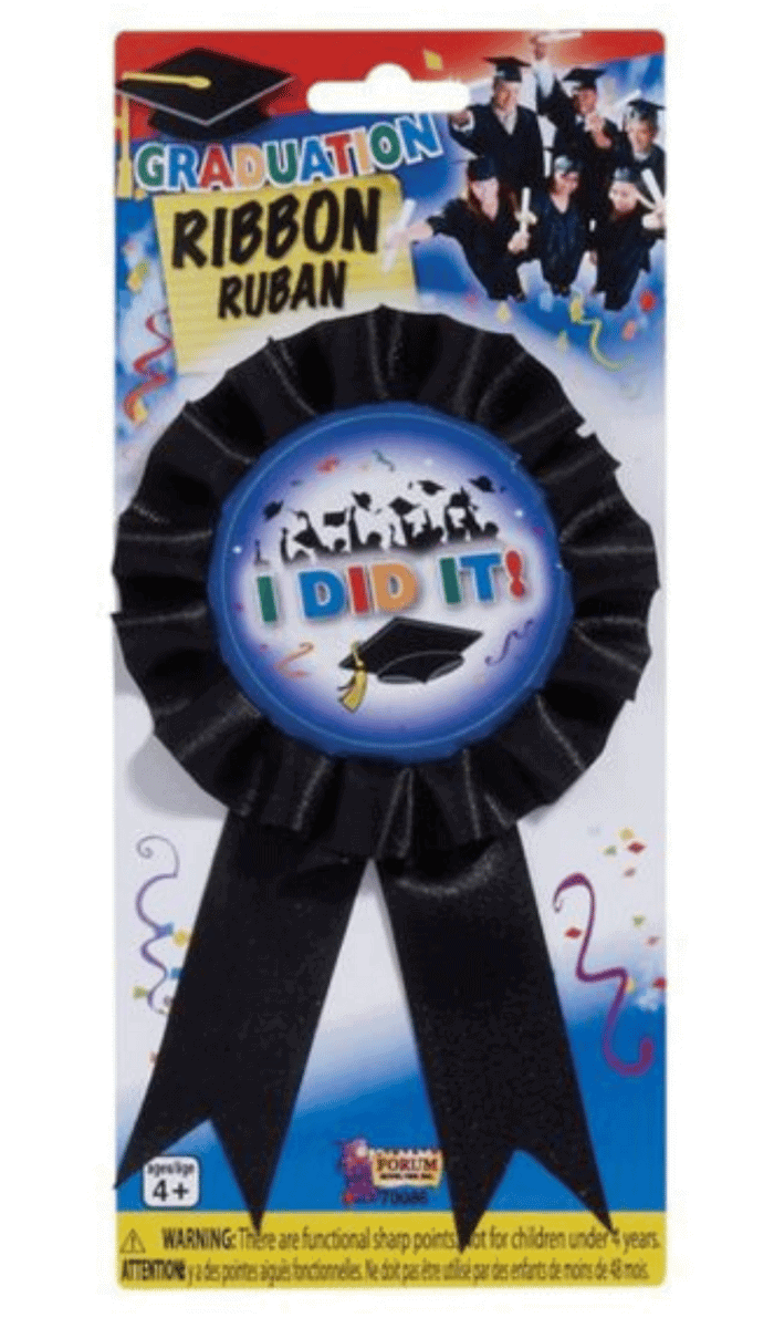 Graduation Rosette Badge I Did It!