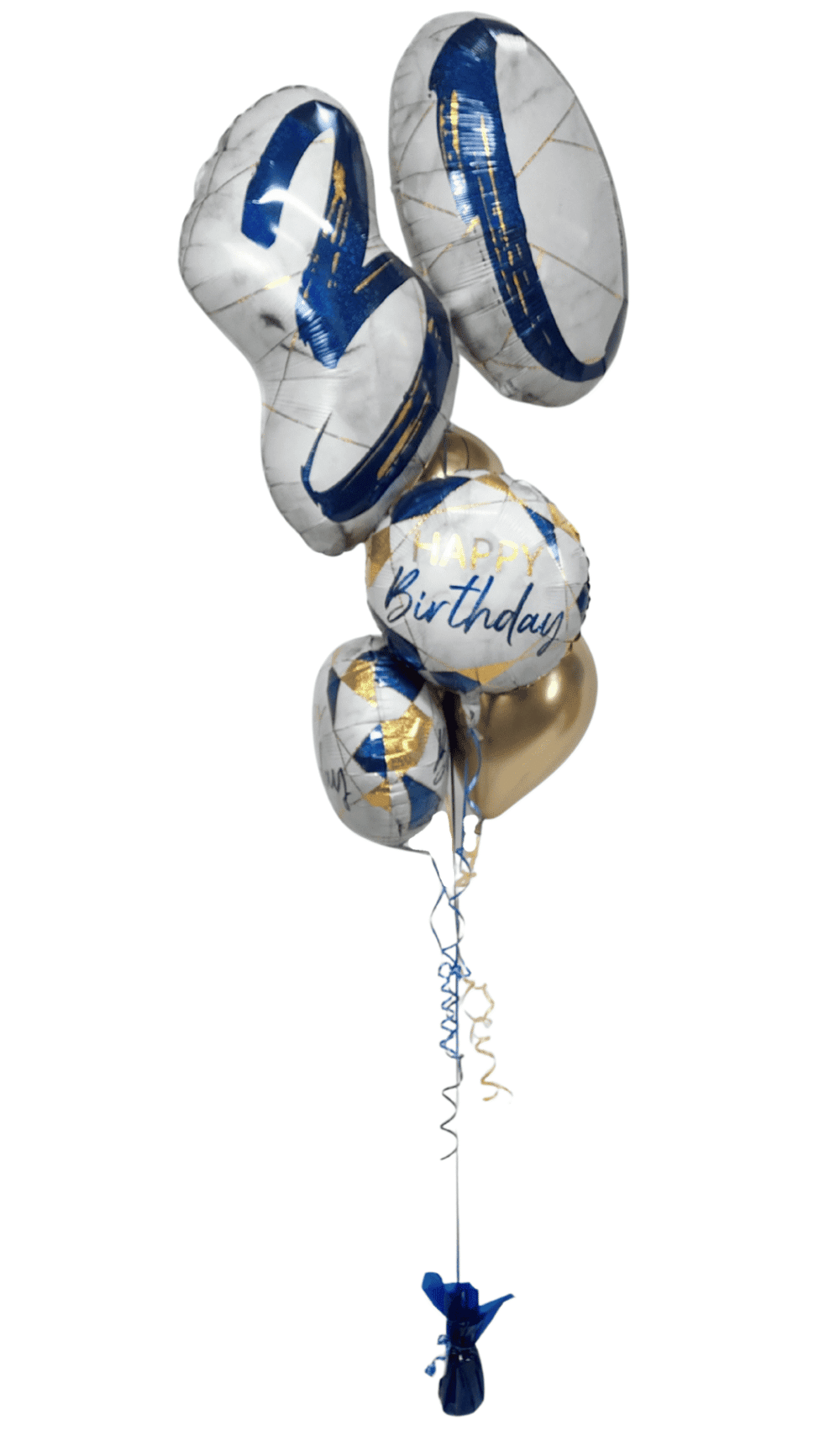 Marble Age Bouquet Deluxe helium balloons birthday