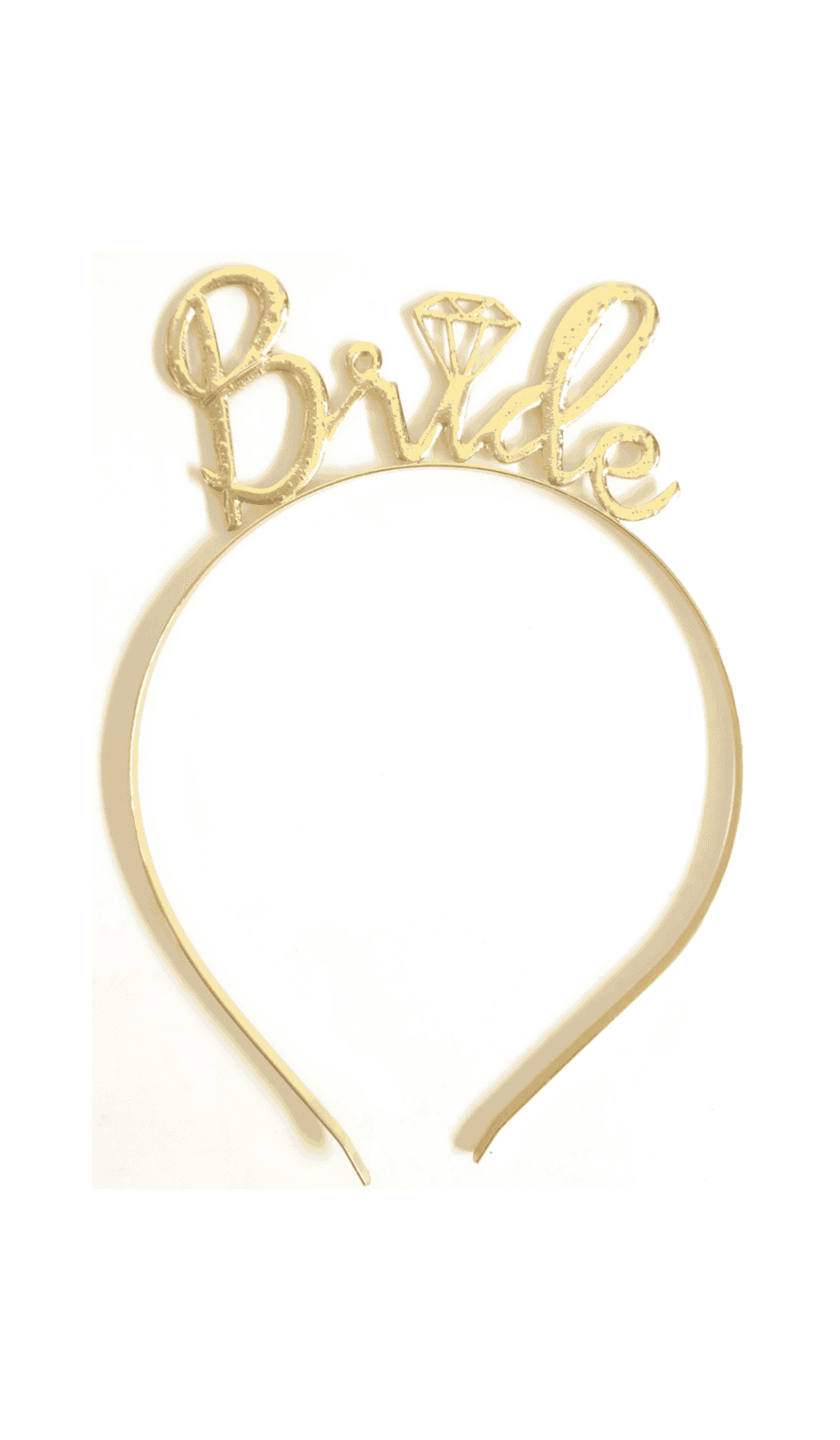 Bride Headband Gold Hens Party Costume