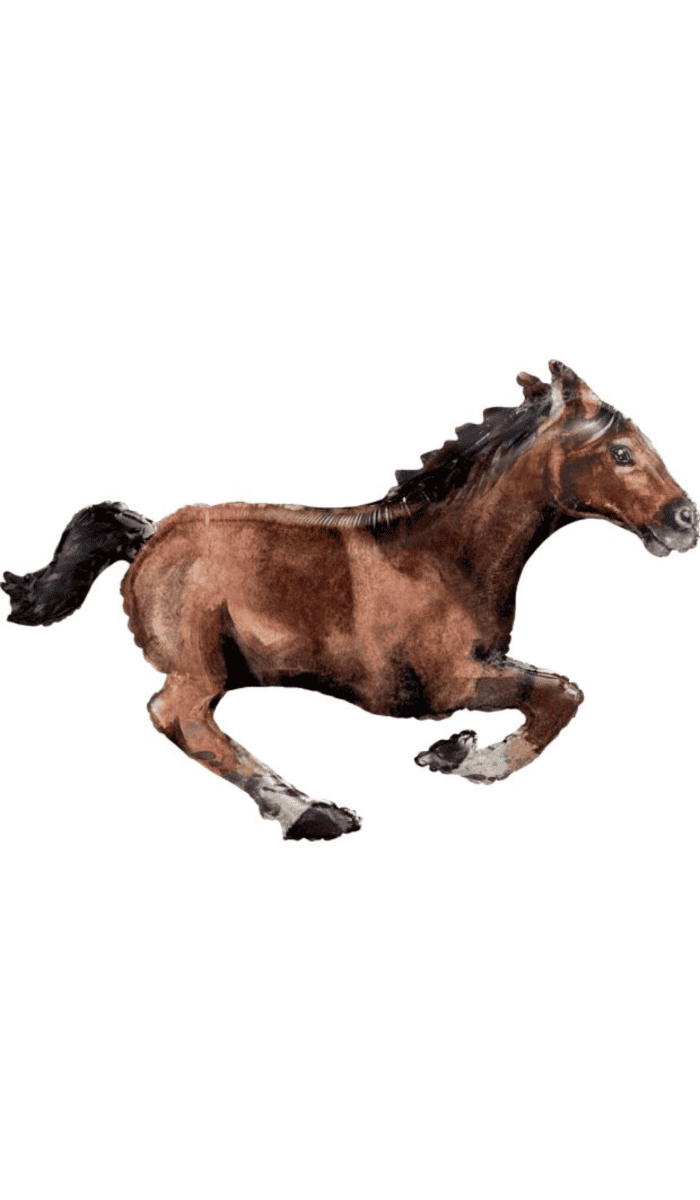 Supershape Foil Balloon Horse Brown Galloping