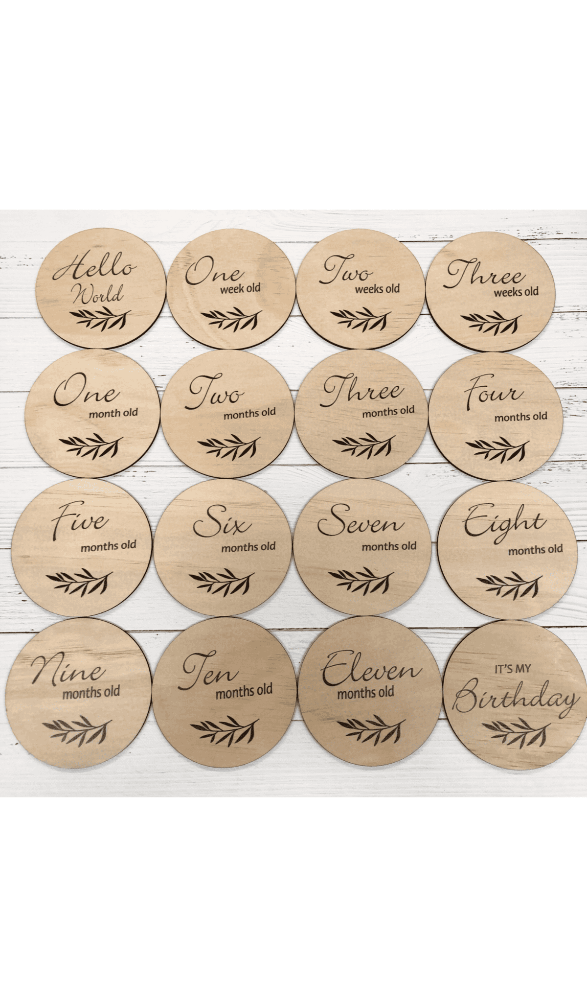 Elegant Milestones – 16 Piece Age Set - Image 2