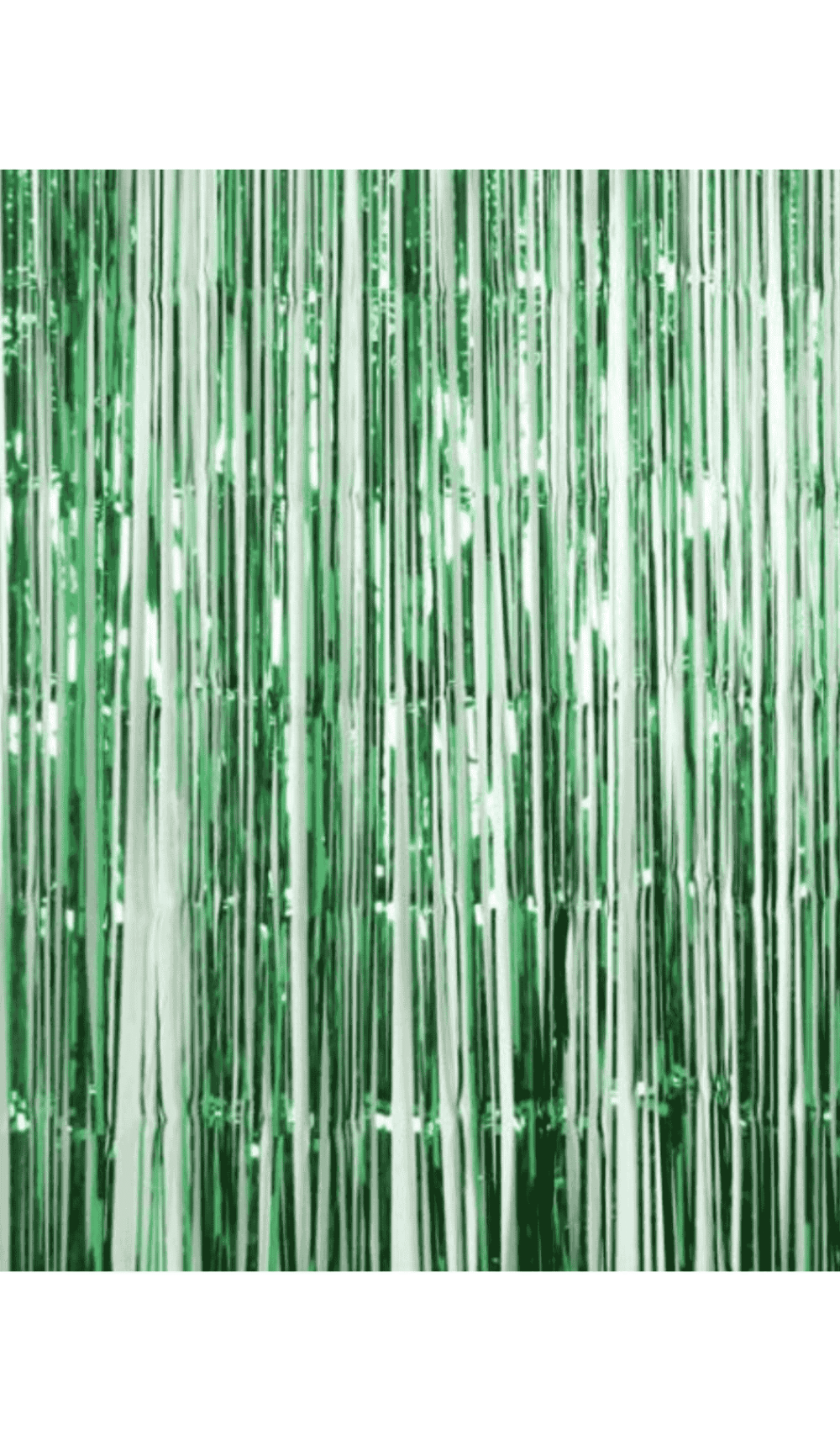 Foil Door Curtain Party Decoration Metallic Dark Emerald Green