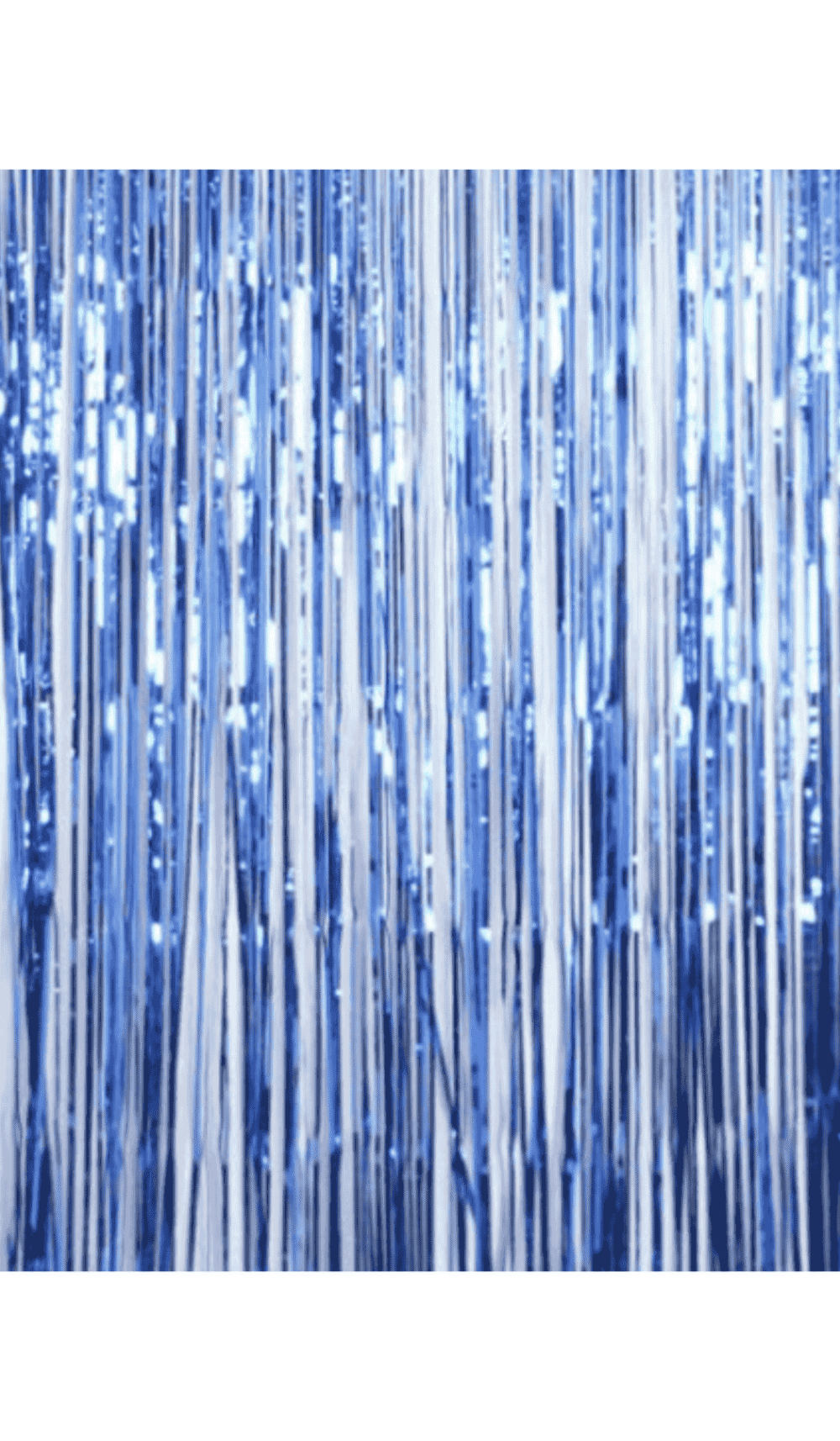Foil Door Curtain Party Decoration Metallic Royal Blue Sapphire
