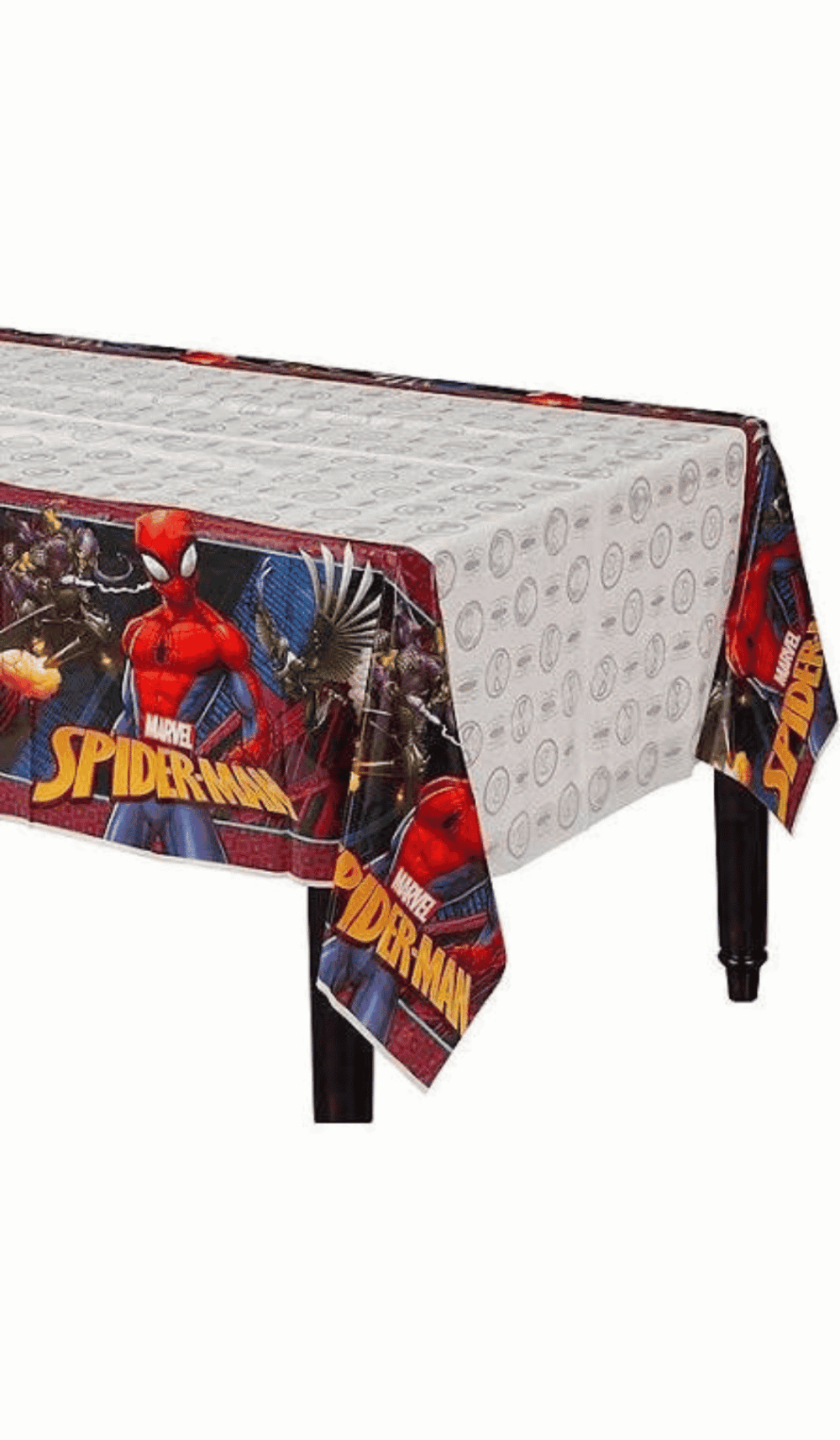 Table Cover Plastic Rectangle Marvel Spiderman