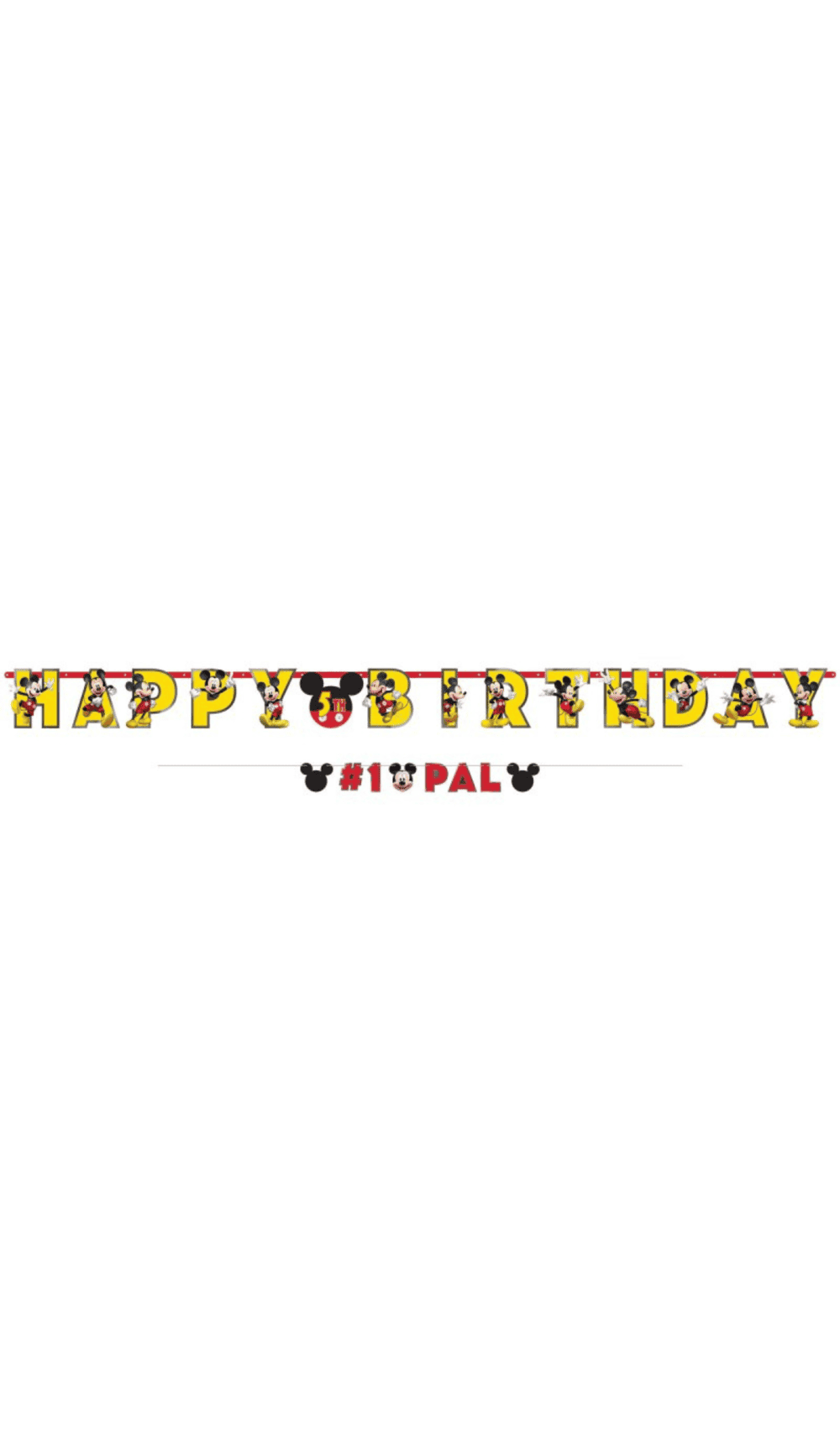 Mickey Mouse party banner