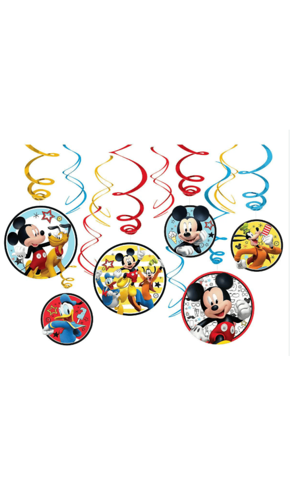mickey mouse swirls decorations