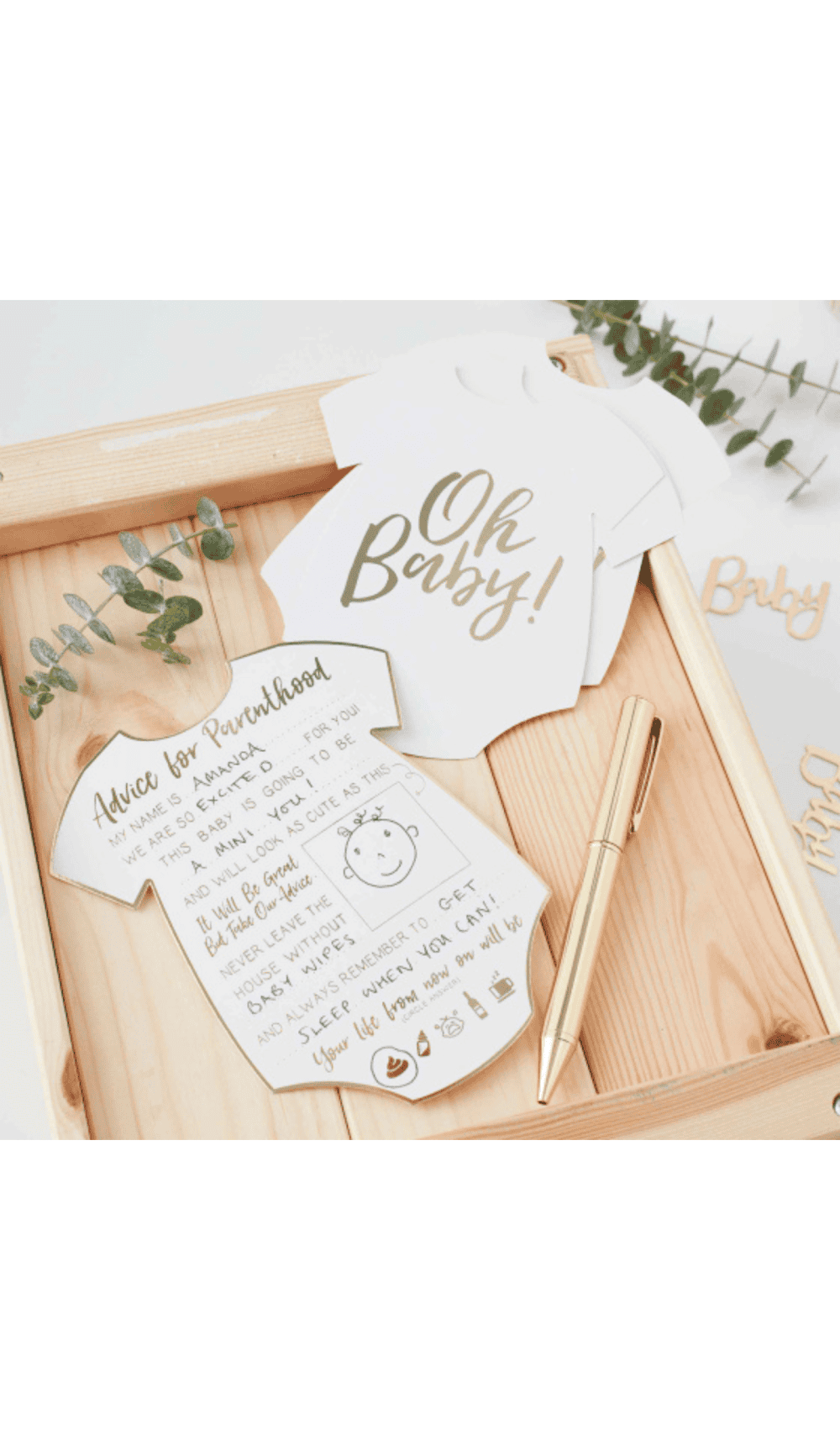 Oh Baby Advice Cards