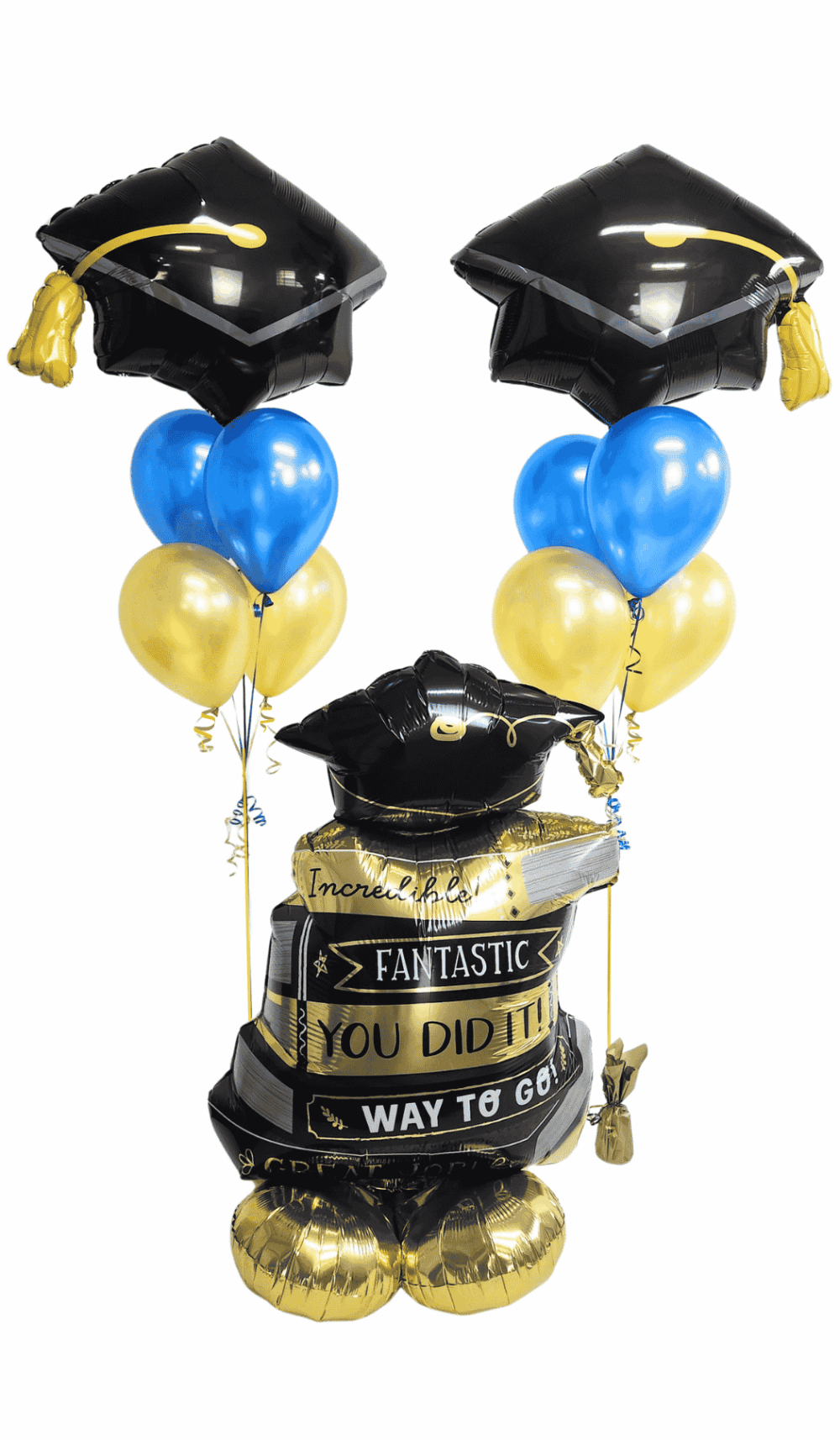 Graduation helium balloon Bouquets foil Airloonz decorating Package set