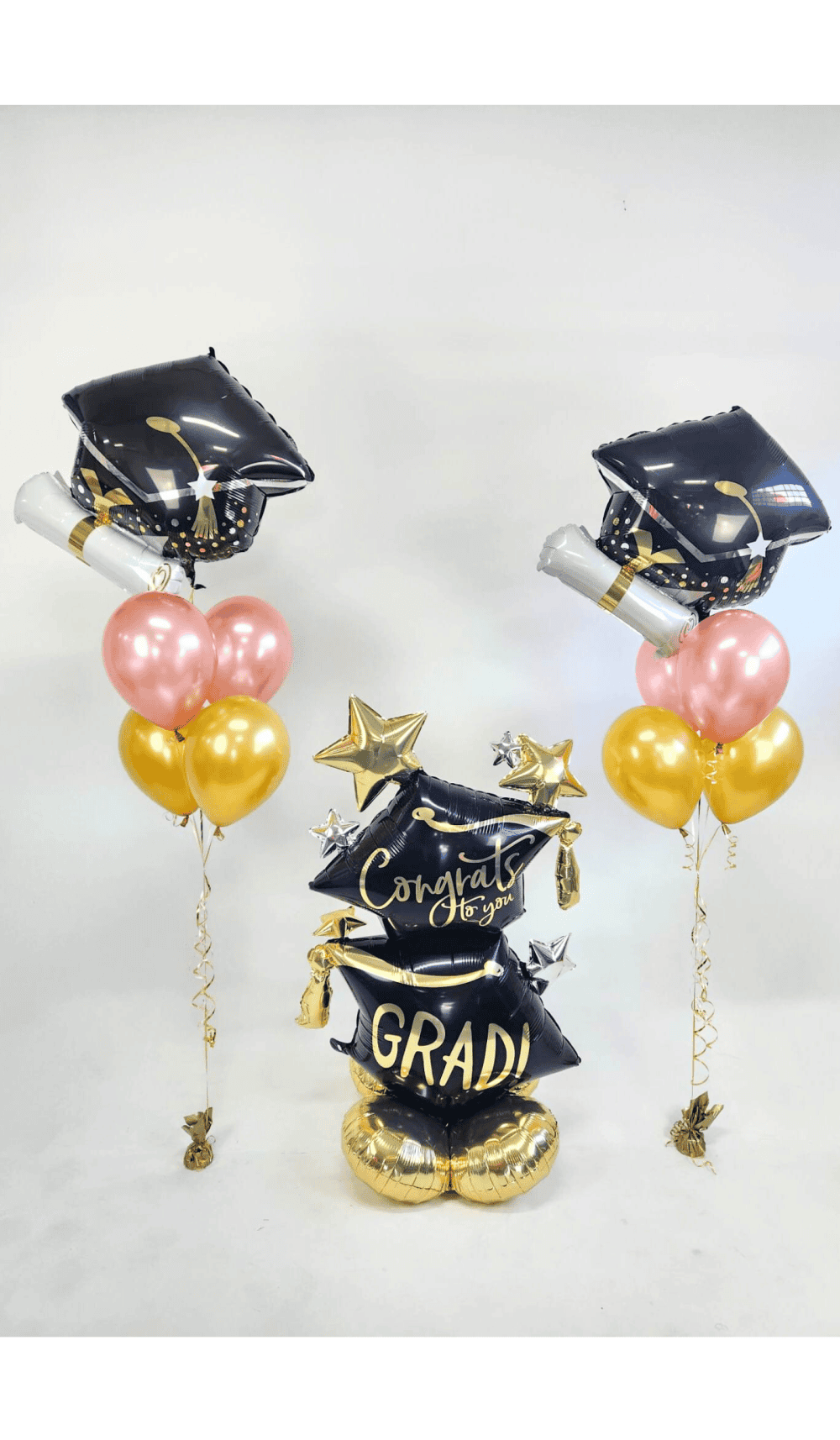 Graduation Balloon Bouquet Airloonz Package