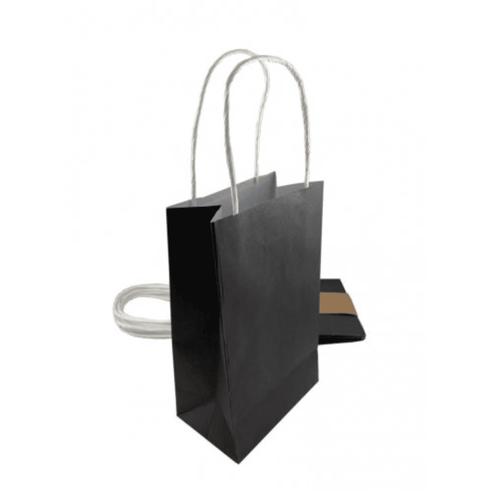 paper party bag black
