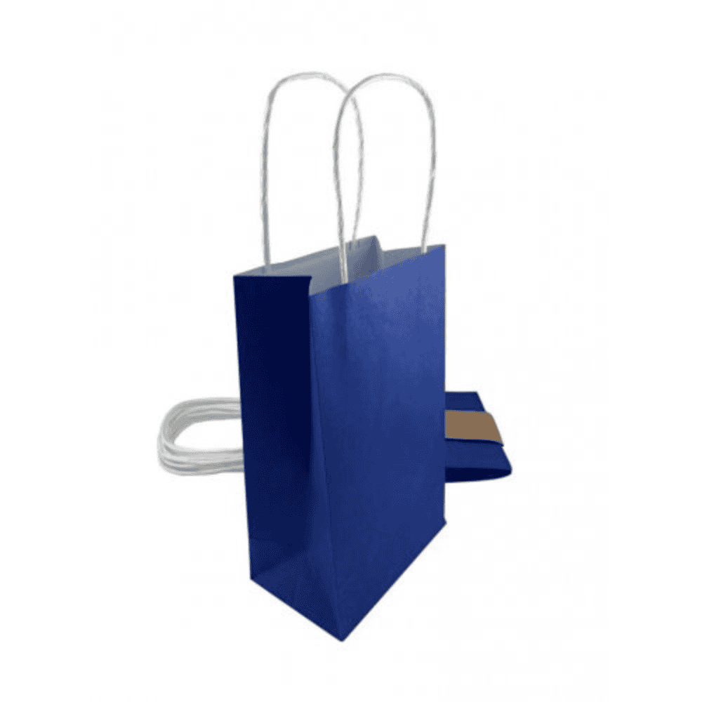 paper party bag dark blue