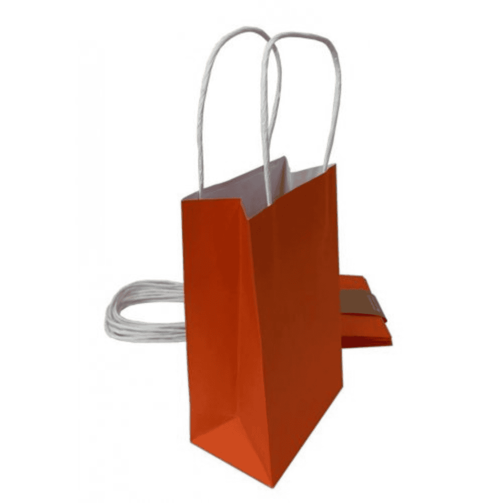 paper party bag orange