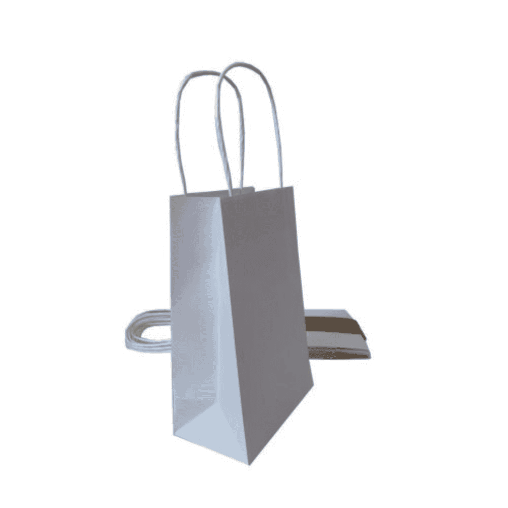 paper party bag white