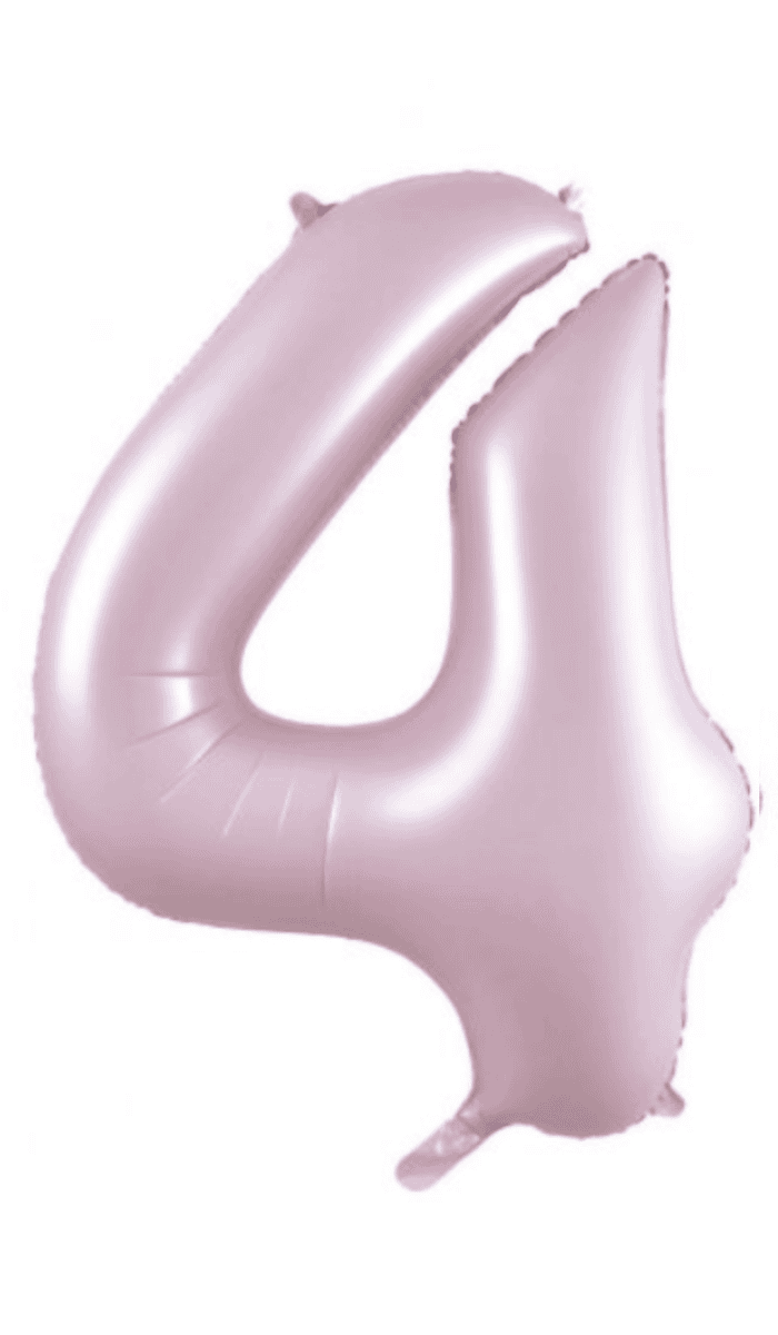 Pastel Pink 4 Large Foil Balloon