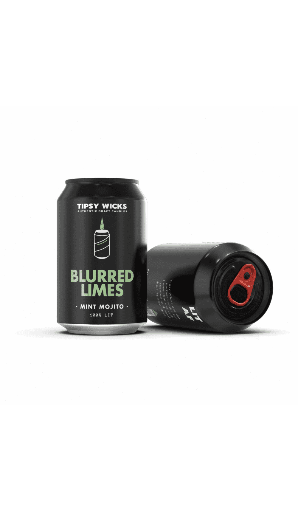 Tipsy Wicks Candle Blurred Limes