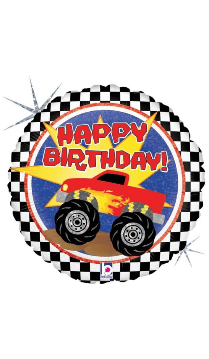 Monster Truck Foil Balloon