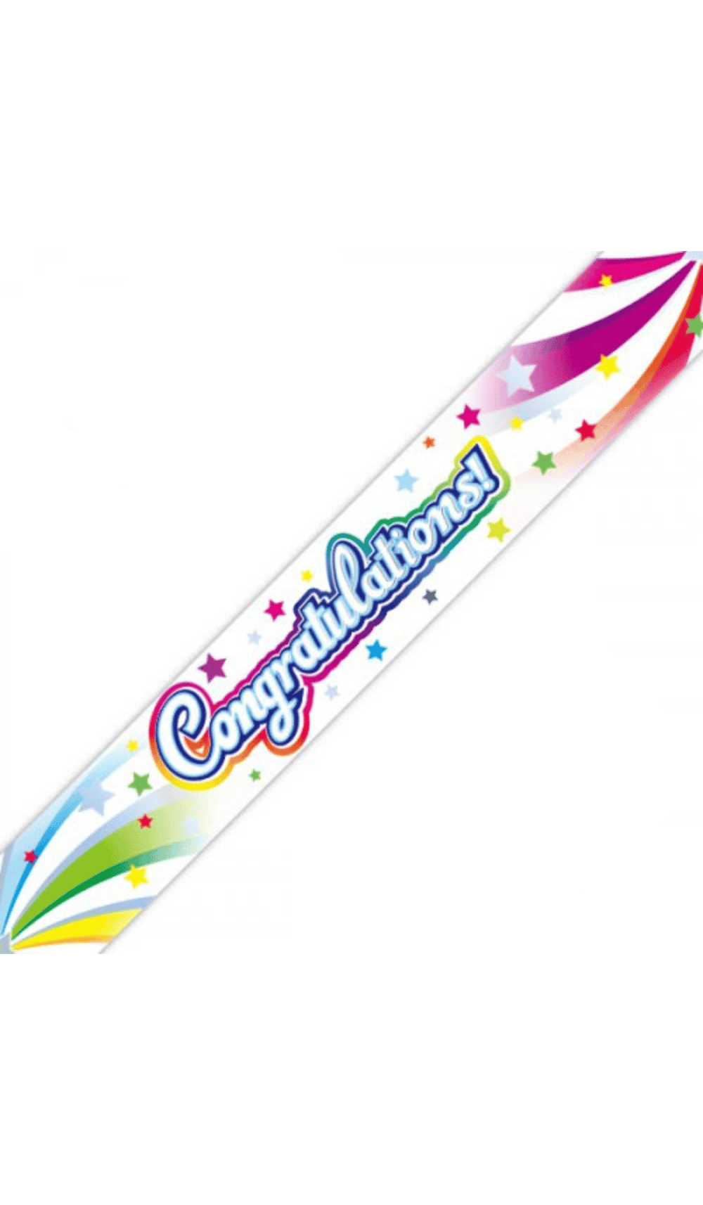 Congratulations foil banner oaktree