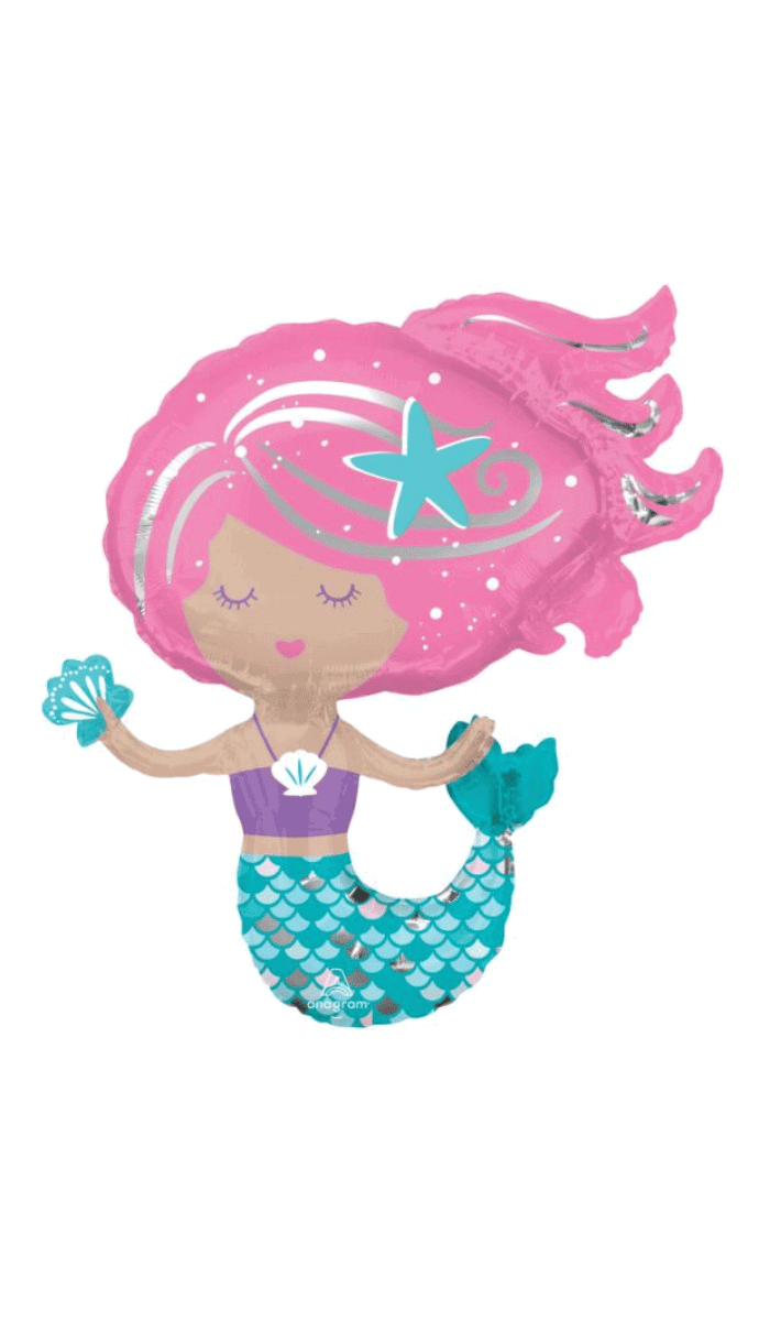 Mermaid Foil Shape Balloon