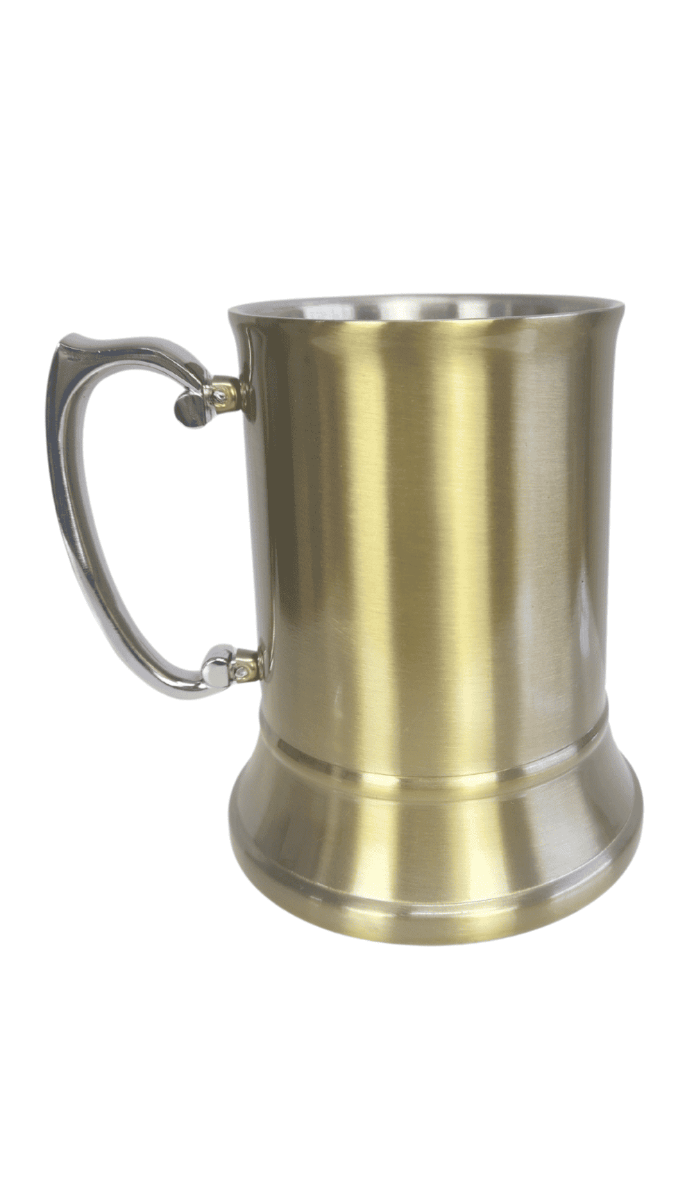 Stainless Steel Tankard Beer Stein Matte Gold