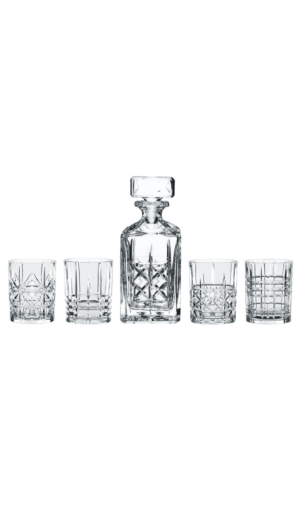 Decanter Whisky Tumbler Set Nachtmann Crystal