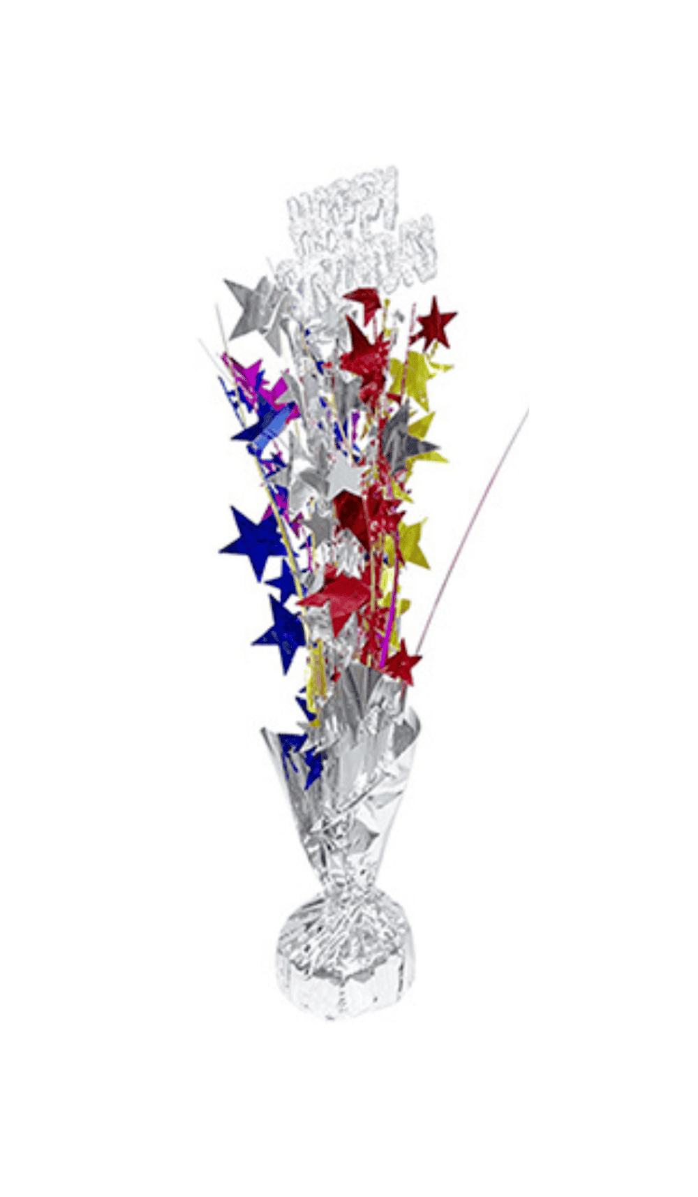 Happy Birthday Centrepiece Decoration Multi