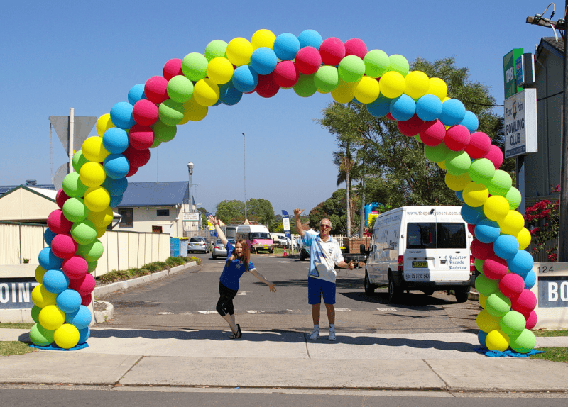 Balloon arches available from The Party's Here, Sydney Australia.