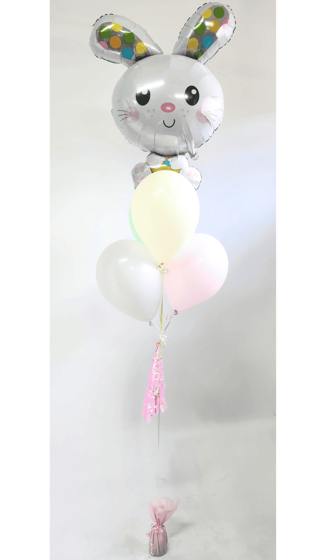 Easter Bunny Helium Balloon Bouquet