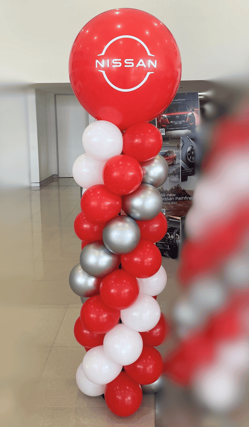 Balloon Column Custom Jumbo Topper