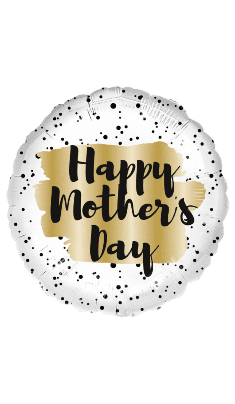 Mothers Day Foil Balloon Gold Spots