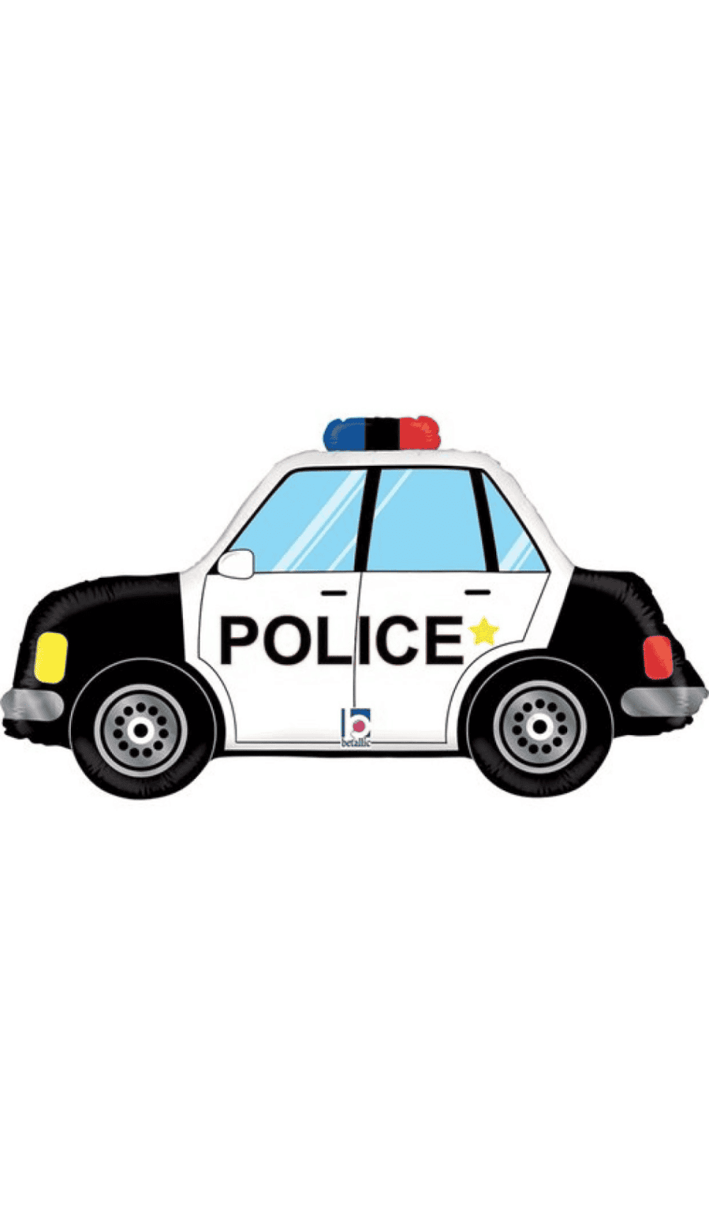 Police Car Foil Balloon