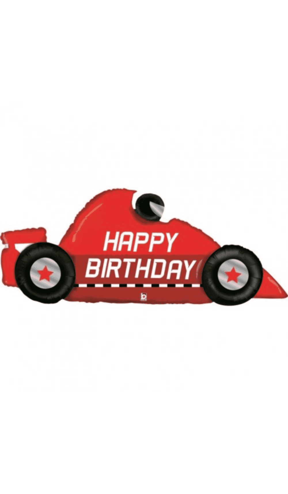 Race Car Foil Balloon
