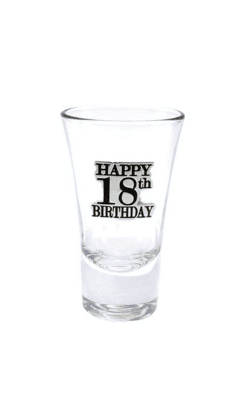 Happy 18th Birthday Shot Glass