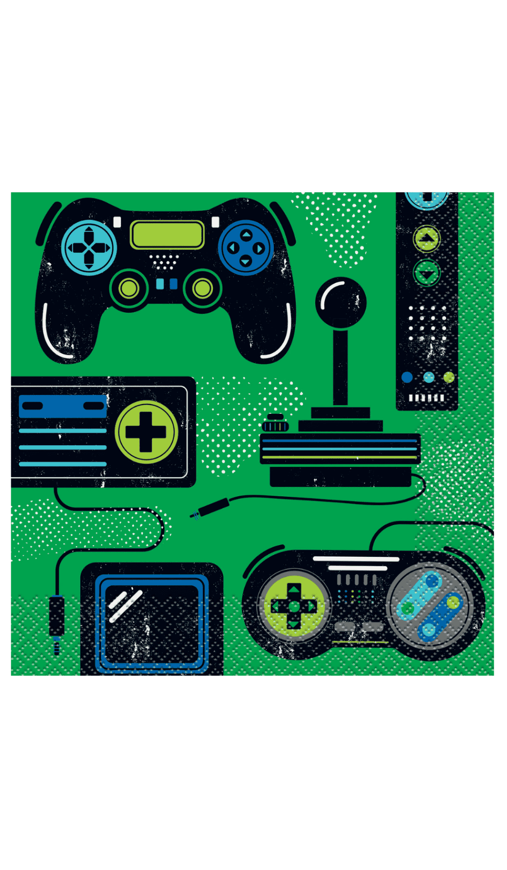 gamer birthday lunch napkins