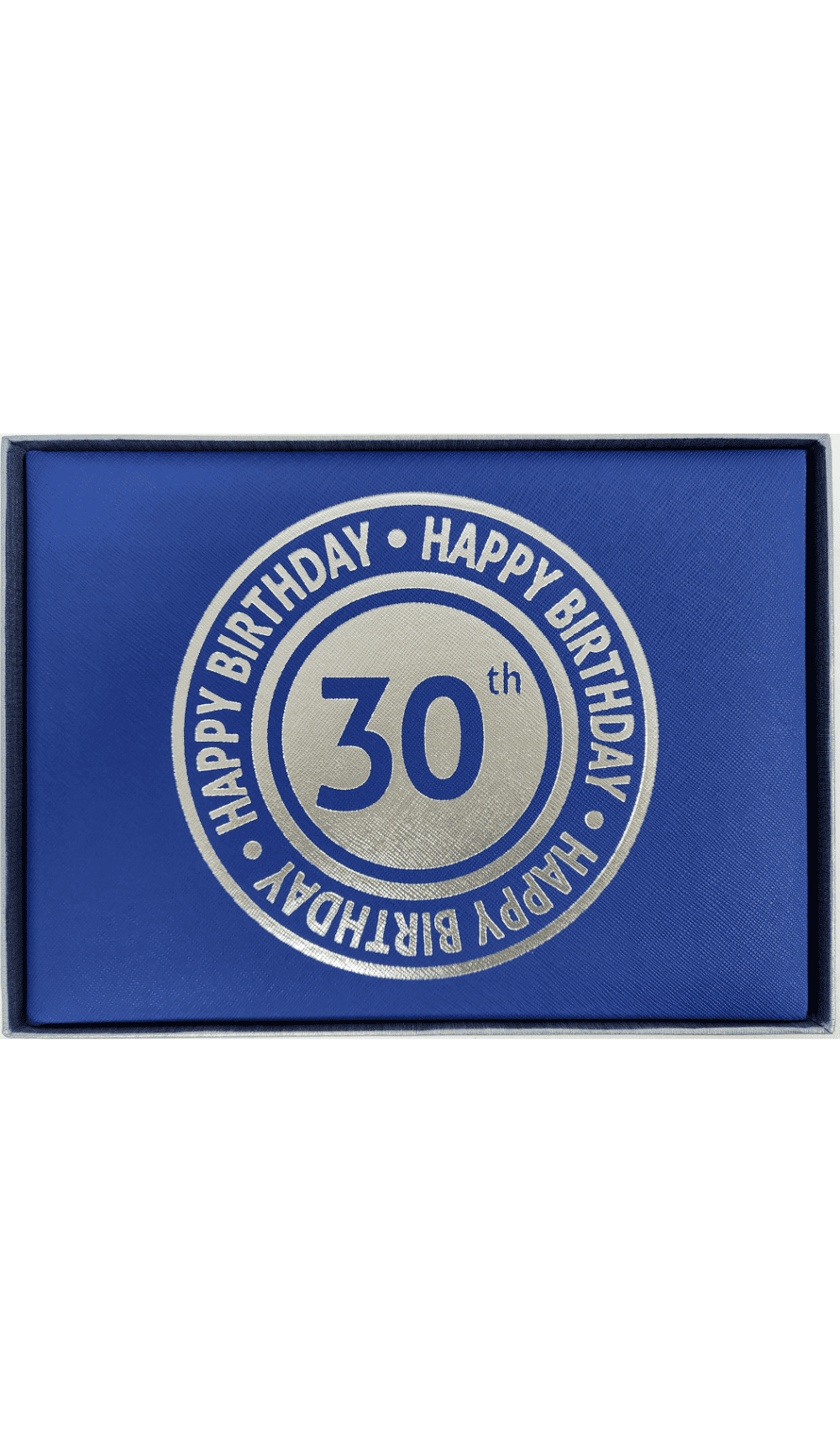 Guest Book Royal Blue 30th Birthday