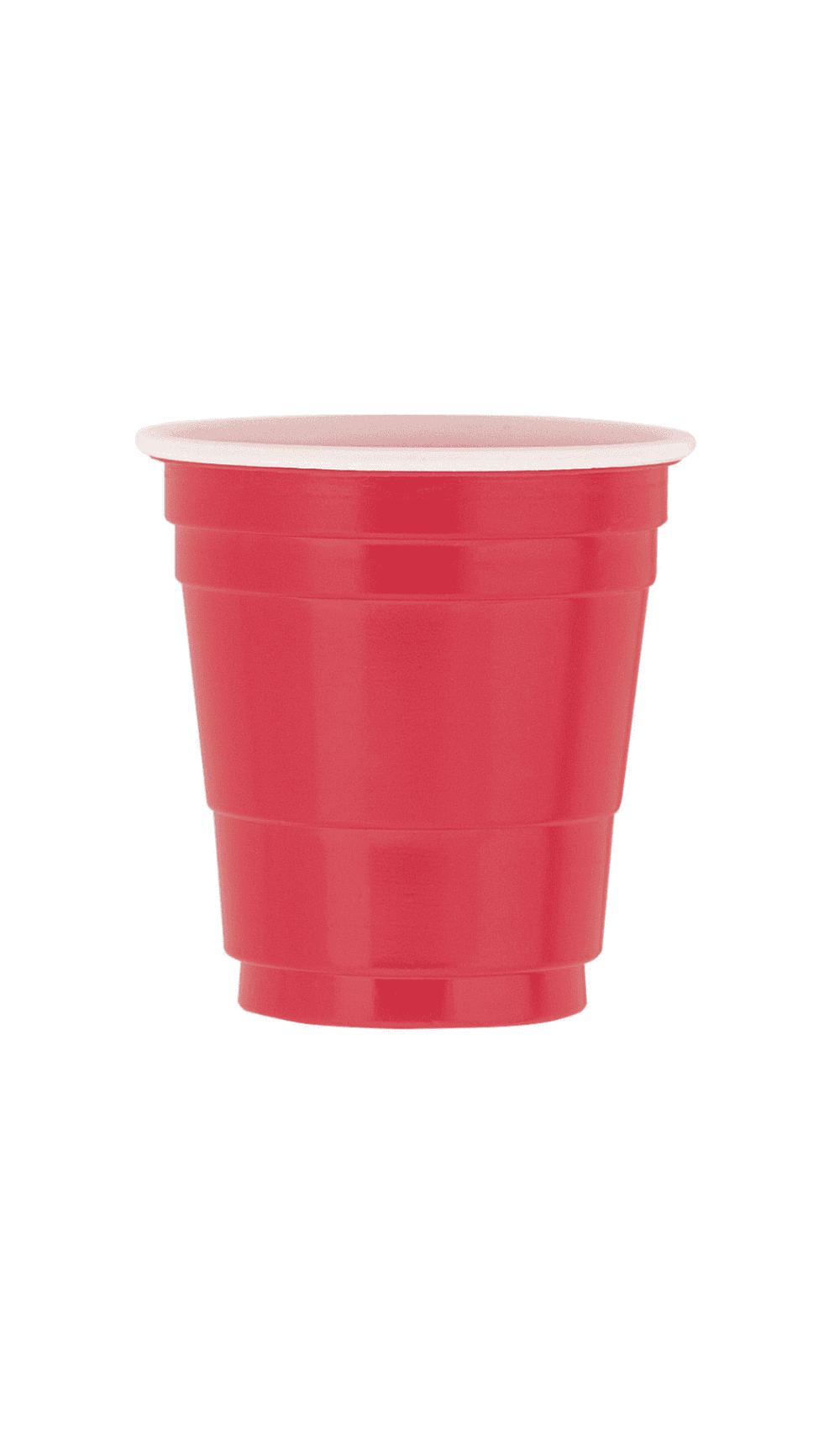 red plastic shot glasses pack