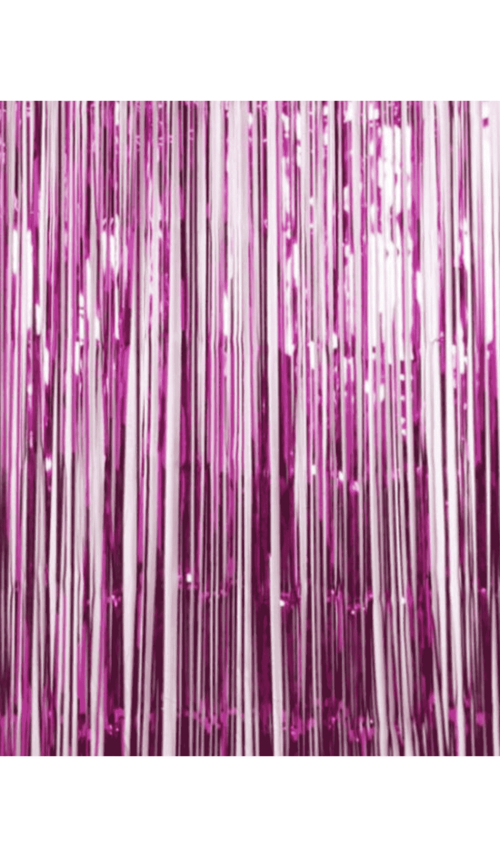Foil Door Curtain Party Decoration Metallic Hot Pink Magenta