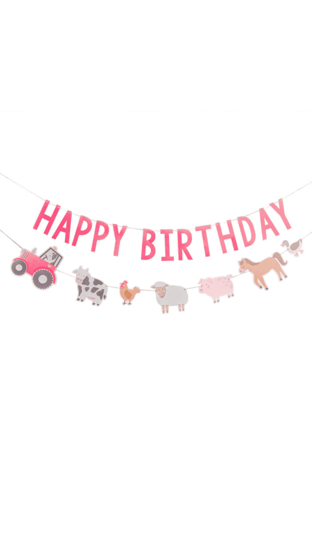 Farm Barnyard Birthday Bunting