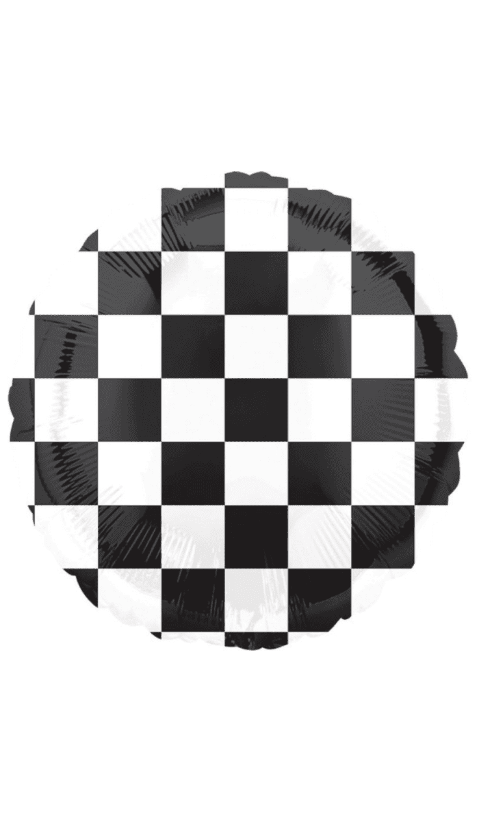 Checkered Flag Foil Balloon