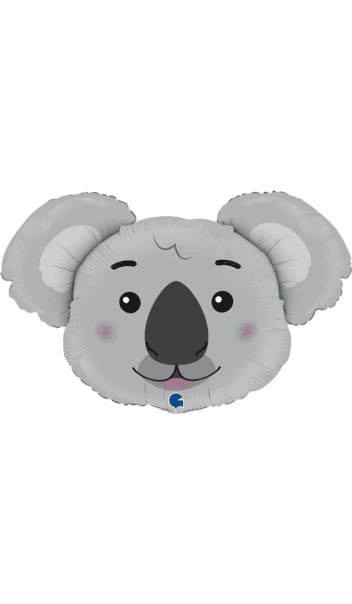 Koala Head Foil Balloon