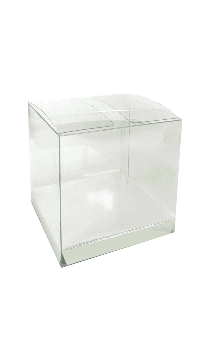 clear party box iridescent