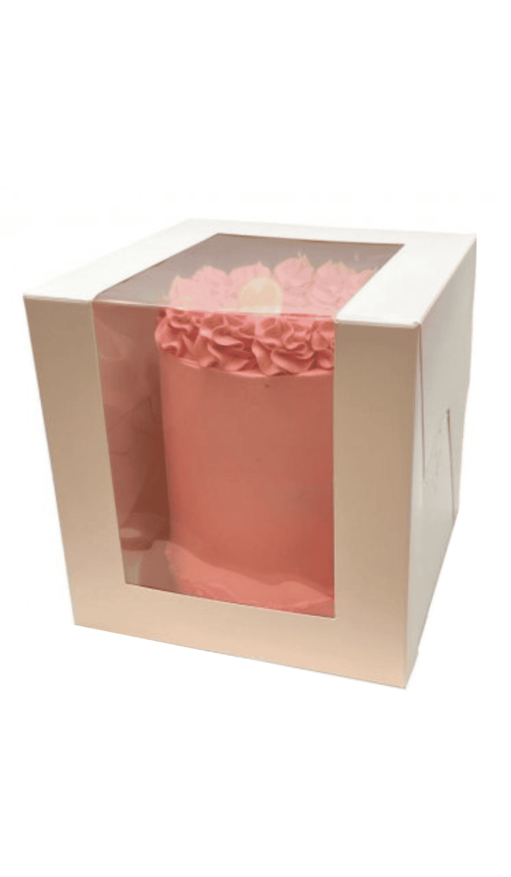 Cake Box 25cm Square White